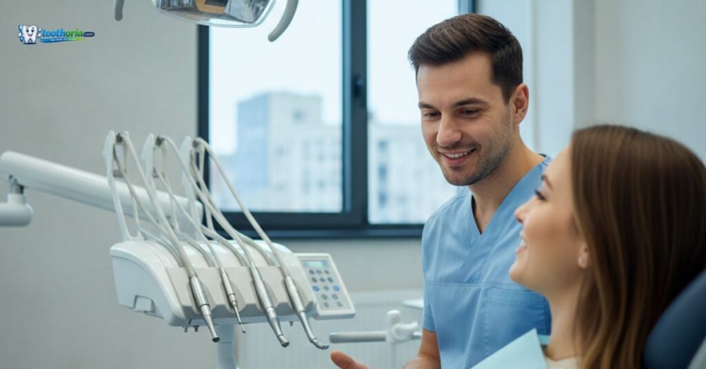 dentist-consulting-patient-about-chronic-smelly-breath-gum-disease-and-need-for-professional-oral-treatment