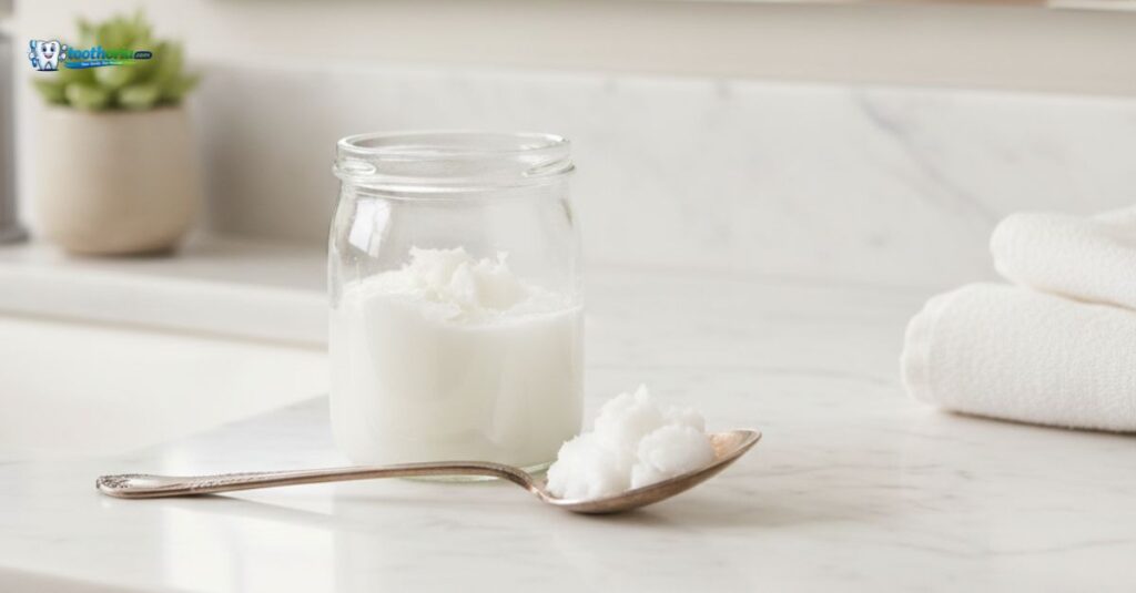 oil-pulling-with-coconut-oil-for-natural-tooth-abscess-relief