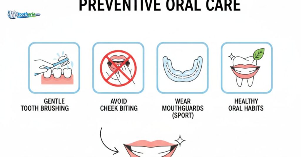 prevention-strategies-for-blood-blister-in-the-mouth-oral-hygiene-avoiding-injury-and-mouth-protection