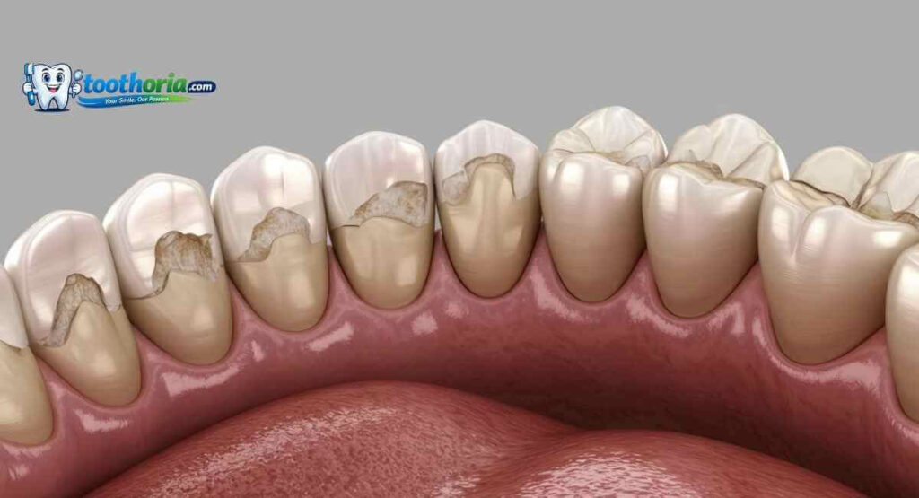 white spots on teeth as early sign of cavities