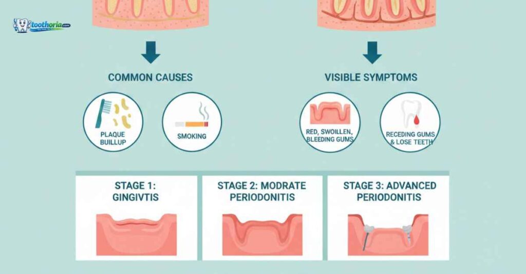 infographic-showing-gum-diseases-causes-symptoms-stages-and-treatments-including-plaque-buildup-bleeding-gums-gingivitis-periodontitis-and-dental-treatment-options